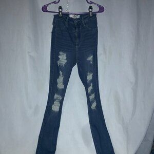 Hollister Distressed Skinny Jeans Women's Size 26